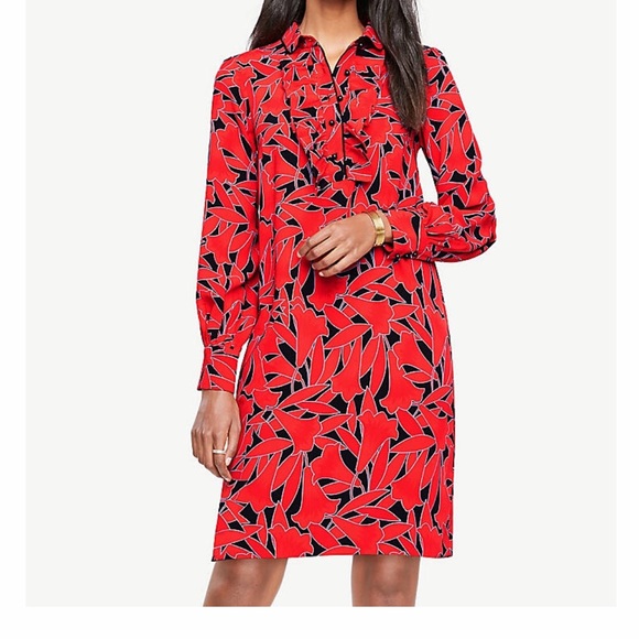 Ann Taylor Dresses & Skirts - Ann Taylor Floral Shirtdress